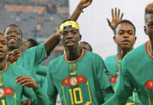 Les Lions de la Teranga A récompensés avec 10 millions de FCFA et un terrain après leur victoire au CHAN 2022 Les Lions de la Teranga A' récompensés avec 10 millions de FCFA et un terrain après leur victoire au CHAN 2022